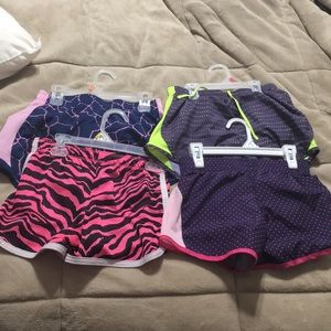 Girls shorts sizes L, 2 10/12’s, 12